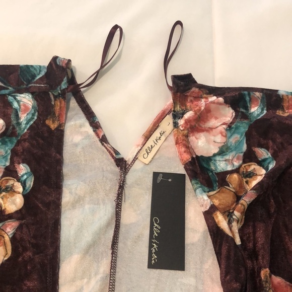 NWT Chloe & Katie open shawl with flowers - Picture 4 of 7